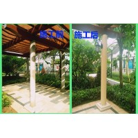 專業承接羅馬柱及涼廳噴漆工程 產品介紹 ：