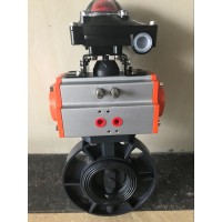 ZHIXIN/智昕D971X-16 氣動UPVC蝶閥