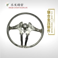 鎂合金汽車零配件供應(yīng)商直銷鎂合金壓鑄汽車方向盤配件 可定制