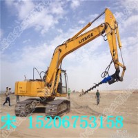 挖掘機(jī)改裝螺旋鉆機(jī) 打地基樁 鉆孔 挖機(jī)改光伏打樁機(jī)