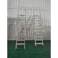 定制鋁合金閣樓梯安全爬梯掛梯室外樓梯工程梯
