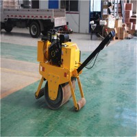 單輪雙輪小型手扶式高振頻壓路機 1-6噸微型手扶壓路機