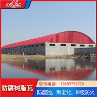 樹脂防腐瓦 pvc墻體板 山東臨沂廠房塑鋼瓦安裝便捷