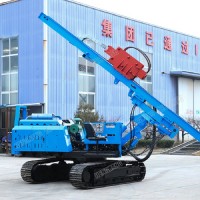 山東恒旺 光伏螺旋履帶打樁機