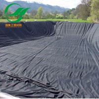 鴻集供應HDPE土工膜魚塘養殖蓄水池垃圾填埋場人工湖防滲膜