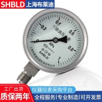 普通壓力表0-1.6Mpa布萊迪壓力表精密負(fù)壓表