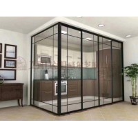 合肥美度空間17框中空門安裝