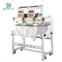 電腦繡花機GTS-1202雙頭成衣繡花機成品帽繡機廠家直銷