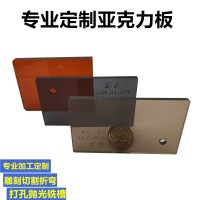 黃茶色亞克力板 紅茶灰茶淺茶色半透明有機玻璃裝飾隔斷板訂做