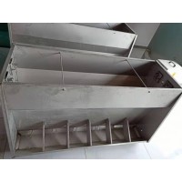 豬用不銹鋼雙面料槽
