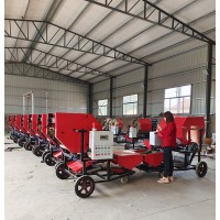 現貨供應圓捆包膜全自動一體機 自動開倉關倉卸捆機