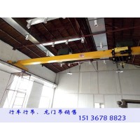 甘肅甘南橋式起重機廠家3T-21M單梁起重機銷售