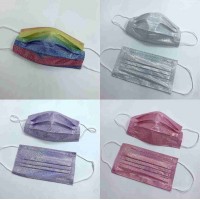 2022新款口罩 鐳射布口罩 可批發(fā)定制