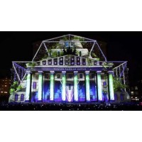 視覺系統方案需求3D建筑投影秀