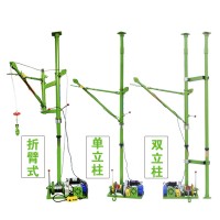 室內裝修小型吊運機價格-室內單柱式快速升降機-東弘起重