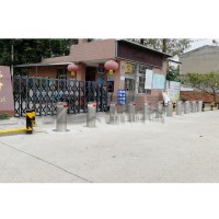 湖北遙控升降防撞柱 全自動升降路樁 擋車路樁