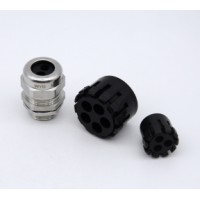 維依德品牌304不銹鋼多孔防水密封電纜接頭